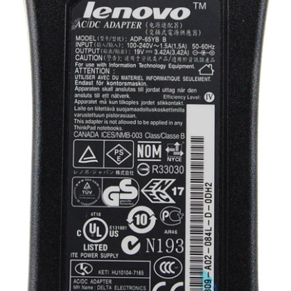 Lenovo 3000 G530 19V 65W AC Power Adapter 36001309