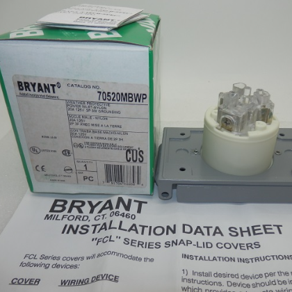 Bryant FCL Series Snap-Lid Covers 70520MBWP