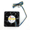 YS Tech 60x60x25mm 12VDC 0.18A 2-Ball Bearing 4-Wire Fan NYW06025012BH