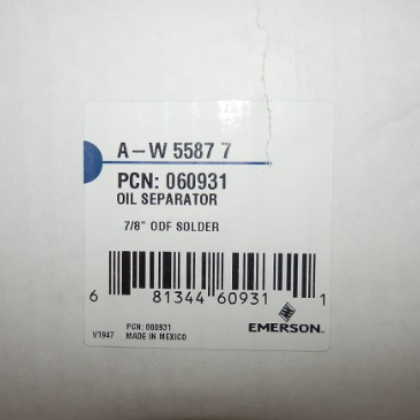 Emerson 7/8" Oil Separator A-W55877