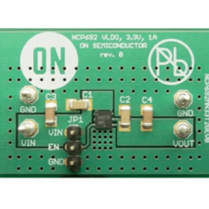 ON Semiconductor Evaluation Board for NCP692MN33T2G CMOS 3.3V/1A LDO Converter