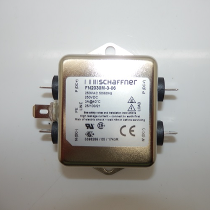 Schaffner 3A 250V Power Line EMI Filter FN2030M-3-06
