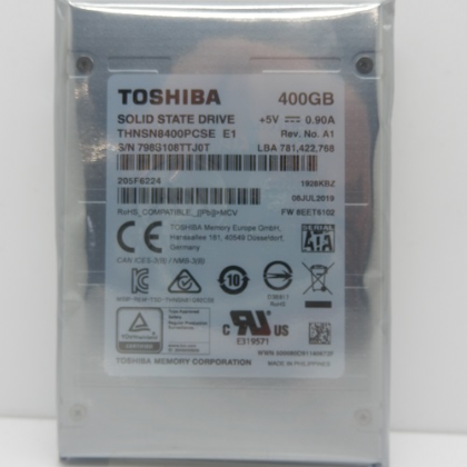 Toshiba 2.5" 400GB SATA Solid State Drive THNSN8400PCSE