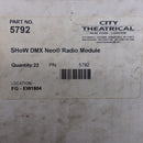 City Theatrical SHoW DMX Neo Radio Module 7480A-5792