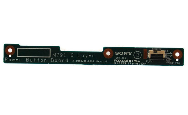 Sony Vaio VGN-NS20E Laptop M791 Power Button Board 1P-1089J09-6010