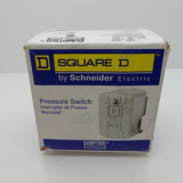 Schneider Electric Square D 600VAC 12A Pressure Switch 9013FHG2S102J99X
