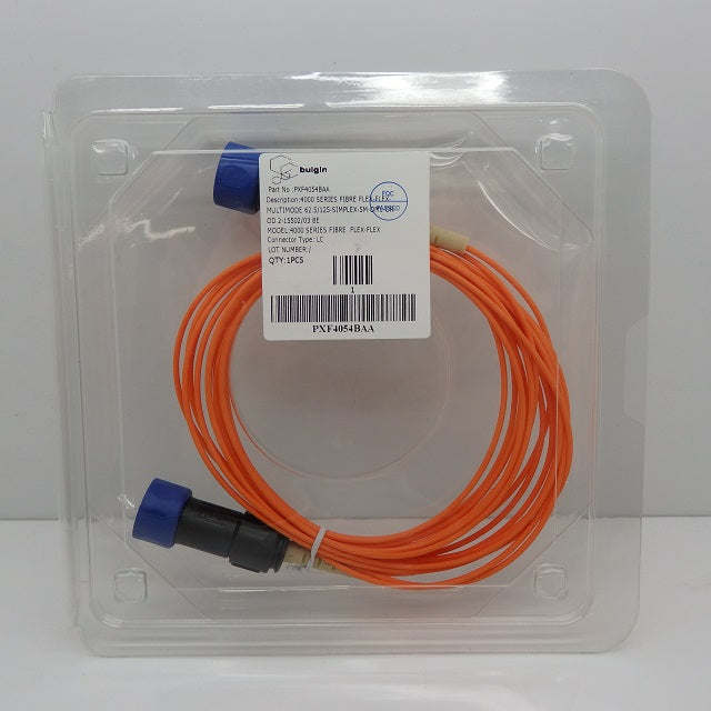 Bulgin 4000 Series 5M IP66/IP68/IP69K LC to LC Fiber Optic Cable PXF4054BAA