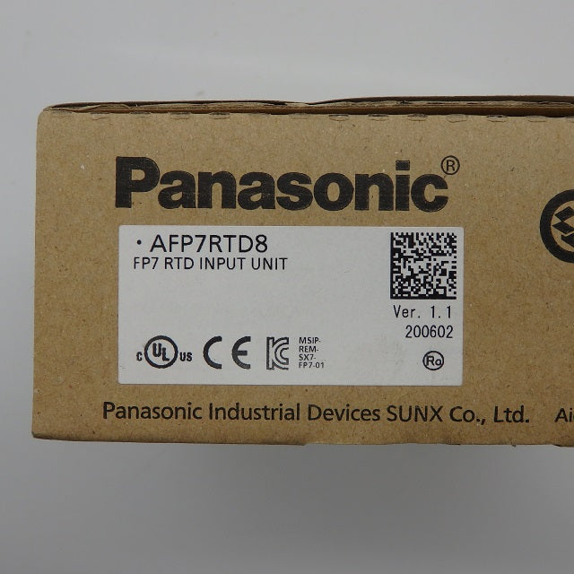 Panasonic FP7 Series 8 Inputs Analog RTD Input Module AFP7Y16T