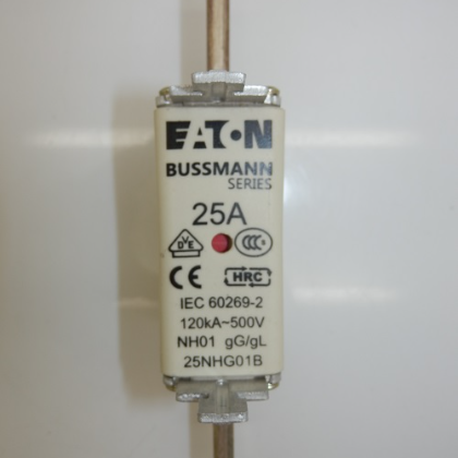 Eaton Bussmann Series 25A 500V Specialty Fuse 25NHG01B