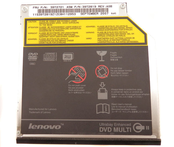 IBM Lenovo ThinkPad Z60 Z61 R60 R61 DVD-RW / CD-RW Combo 39T2721
