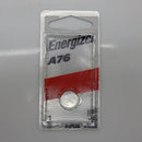 6 Pack Energizer A76 Alkaline Coin 1.5V Batteries Single Packs - Exp. 03/2024