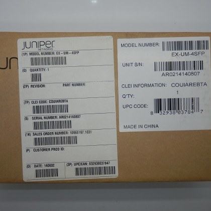 Juniper Network 2-Port Expansion Module EX-UM-2XFP