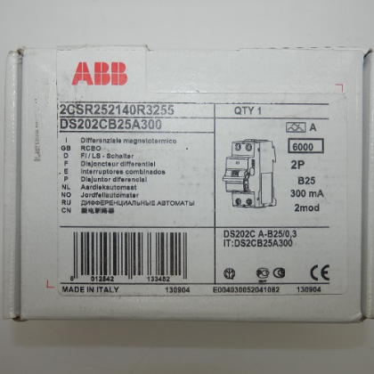 ABB DS202C Series Current Circuit Breaker 2CSR252140R3255
