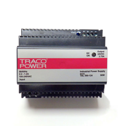 Traco Power Rail Power Supply TBL 090-124 Output 24 VDC Input 85-264 VAC