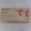 Brady Red 14-48" Diameter Pipe Blind Lockout - 2 Bolt Security 149230