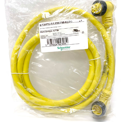 Schneider 6ft 5-Pin 90 Connector Cable ETXPC512M2M4020