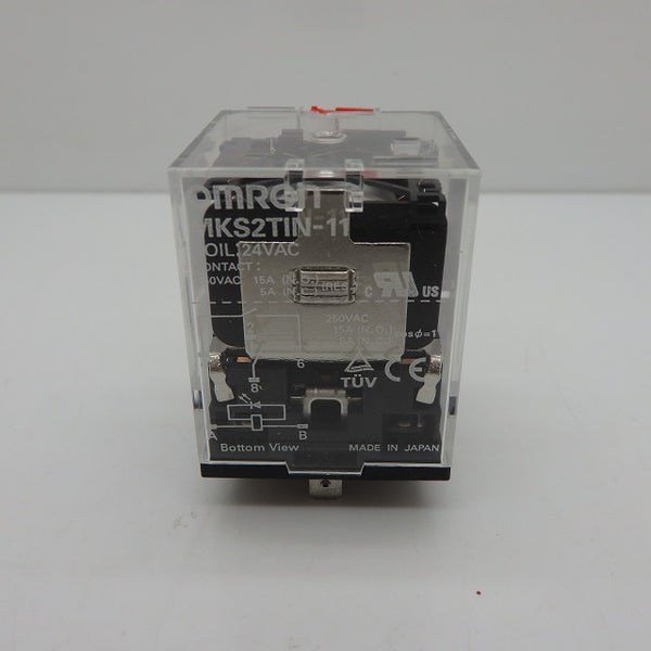 Omron AC24V 44m 6-Pin LED Test HT Power Relay MKS2TIN-11 AC24