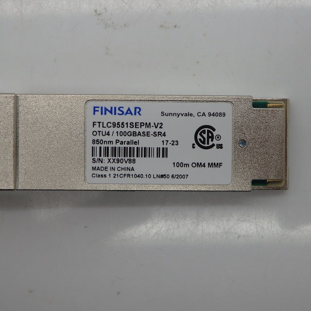 Finisar OTU4 / 100GBASE-SR4 100m OM4 MMF 850nm Optical Module FTLC9551SEPM-V2