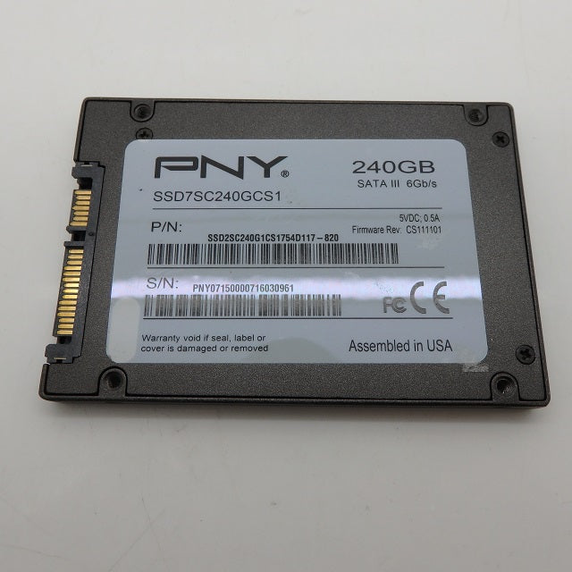 PNY CS1111 SSD7SC240GCS1 240GB 2.5" SATA III 6Gb/s Solid State Drive SSD