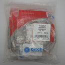 10 Pack of Cinch C5E-350MHZ 7ft 24AWG Gray RJ45 Patch Cables 73-7770-7