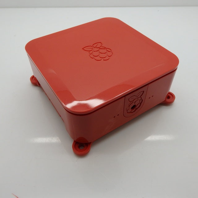 Raspberry Pi B+, 2, & 3 Red Quattro Premium Enclosure w/ Vesa ASM-1900039-11