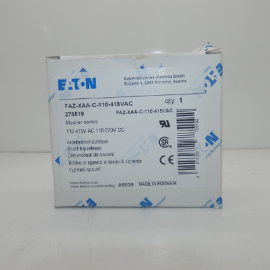 Eaton Moeller 110-415VAC Shunt Trip Release Circuit Breaker FAZ-XAA-C-110-415VAC