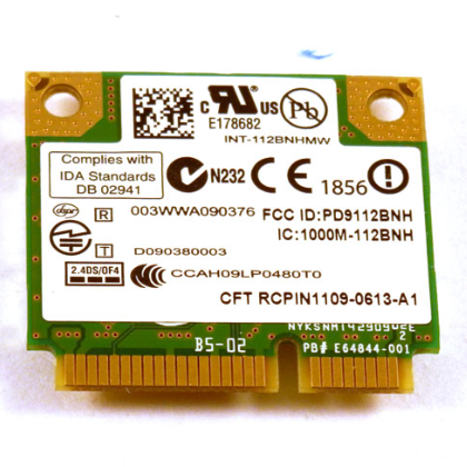Intel WIFI Link 1000 112BNHMW Wireless Mini Card 802.11 B/G/N