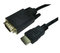 5 Pack of RS Pro 1m Black Male HDMI to Male VGA Cable s192-4515