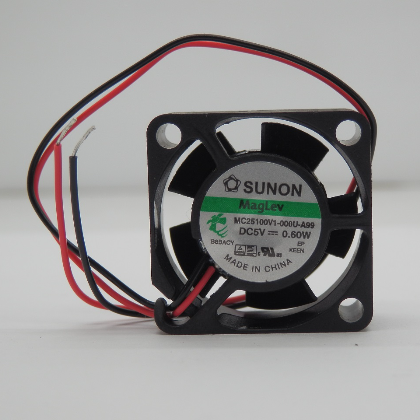 Sunon 5V 0.6W 3.5CFM DC Fan MC25100V1-000U-A99