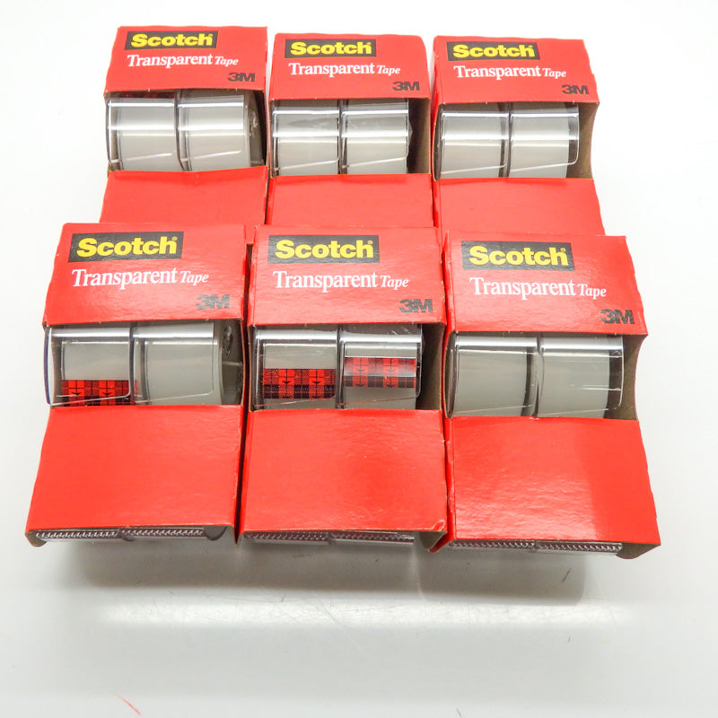 12 Pack of Scotch 2157SS 3/4" x 250" Scotch Transparent Tape