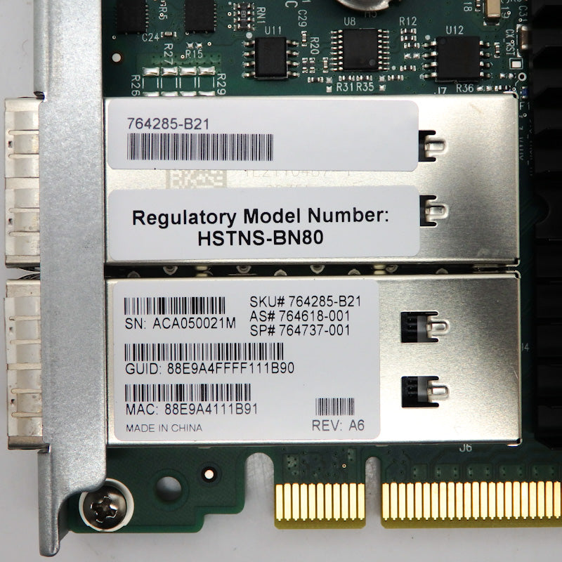 HPE HP 764737-001 IB FDR/Ethernet 10GB/40GB 2P 544+FLR-Q SFP Network Adapter