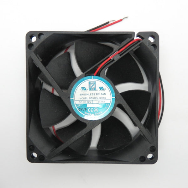 Orion Square 3.6 x 3.6 x 1 In. Brushless DC Fan OD9225-12HSS
