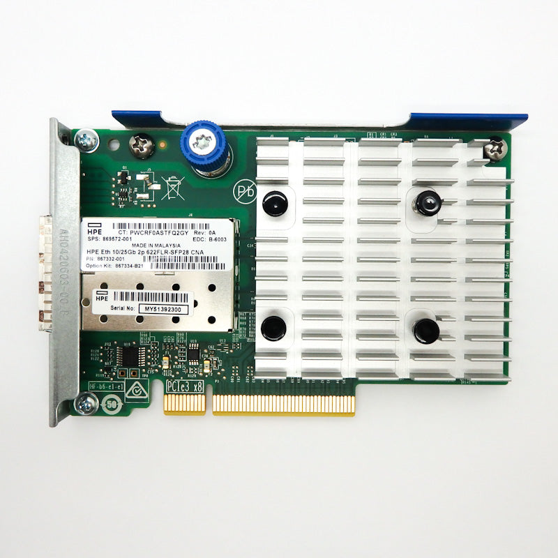 HPE 867334-B21 Ethernet 10/25GB 2-Port 622FLR-SFP28 HPE 867334-B21 Ethernet 10/25GB 2-Port 622FLR-SFP28