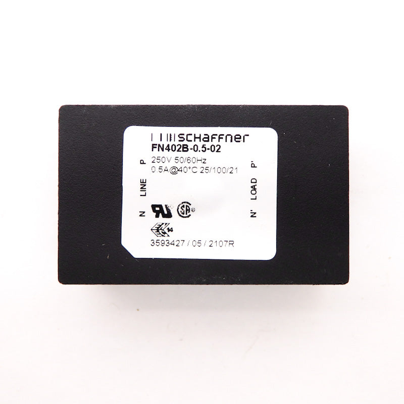 Schaffner 250V 0.5A PCB Mount Power Line Filter FN402B-0.5-02