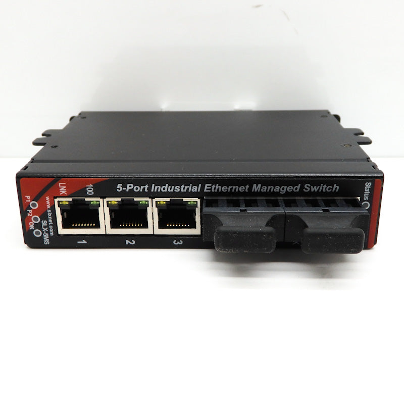 Red Lion Sixnet 5-Port Industrial Ethernet Managed Switch SLX-5MS-4SC