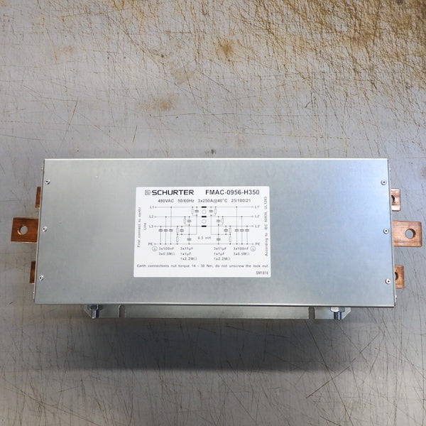 Schurter 3-Phase 250A FMAC Input Filter FMAC-0956-H350
