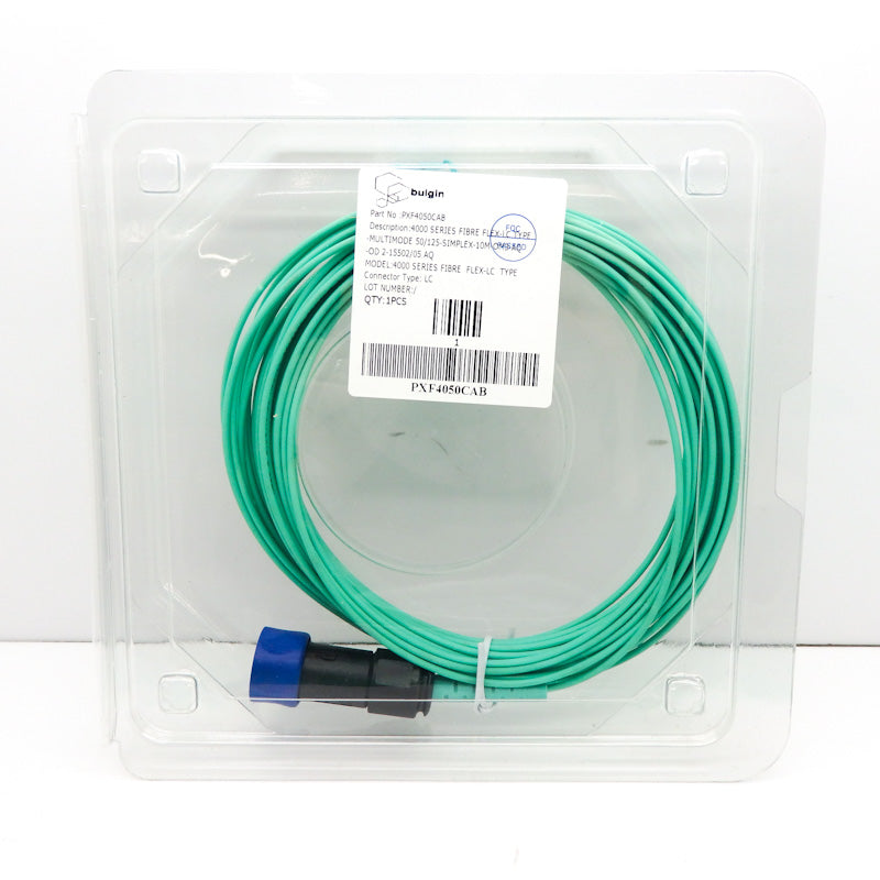 Bulgin 4000 Series 10m LC to LC MultiMode Fiber Optic Cable PXF4050CAB