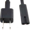 Belkin Black Two Prong 7A 125V Special-Use Power Cord F2CM034-06-BLK
