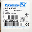 Pfannenberg PA X 10-10 Series Amber Sounder Beacon 230VAC 23361104055