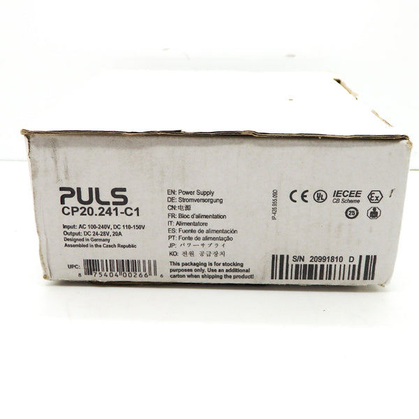 PULS CP20.241-C1 AC/DC 24V 480W Power Converter