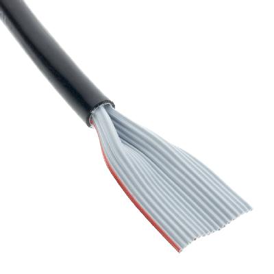 3M 100 Foot Round Jacketed .050 in. 28 AWG 25 Conductor PVC Flat Cable 3759/25