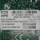 HPE 815669-001 813659-001 10GbE Dual-Port 535T Network Adapter for G10 Server