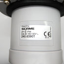 Scame 63A 2P+E 4h 100-130V 50Hz 60Hz Surface Mounting Appliance Inlet 240.6390T
