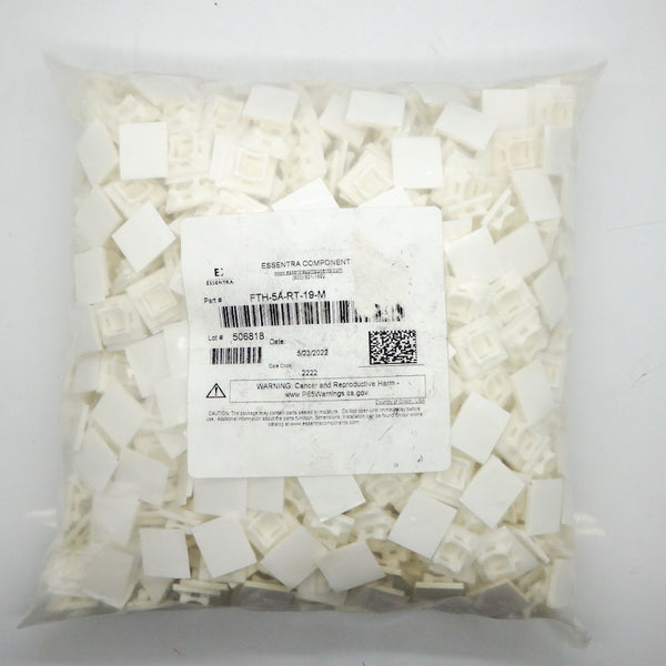 1000 Pack Essentra Components FTH-5A-RT-19-M 4 Way Cable Tie Mounts