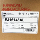 Hammond 16x14x8" NEMA 4 Aluminum Junction Box Enclosure EJ16148AL
