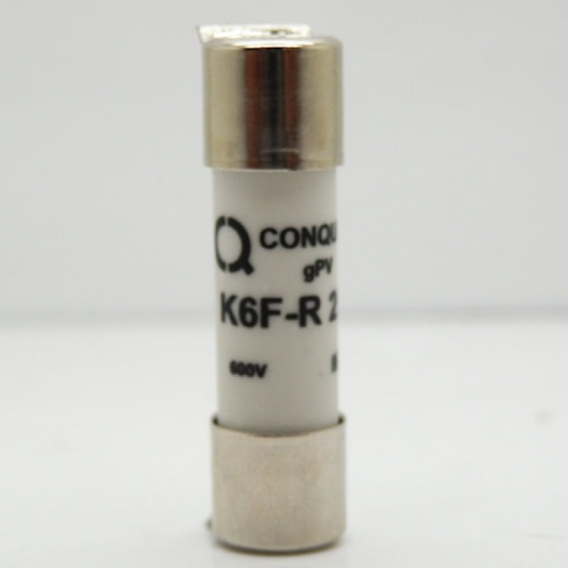 50 Pack of Conquer Electronics 10x38mm 25A gPV Ceramic Cartridge Fuses K6F-R