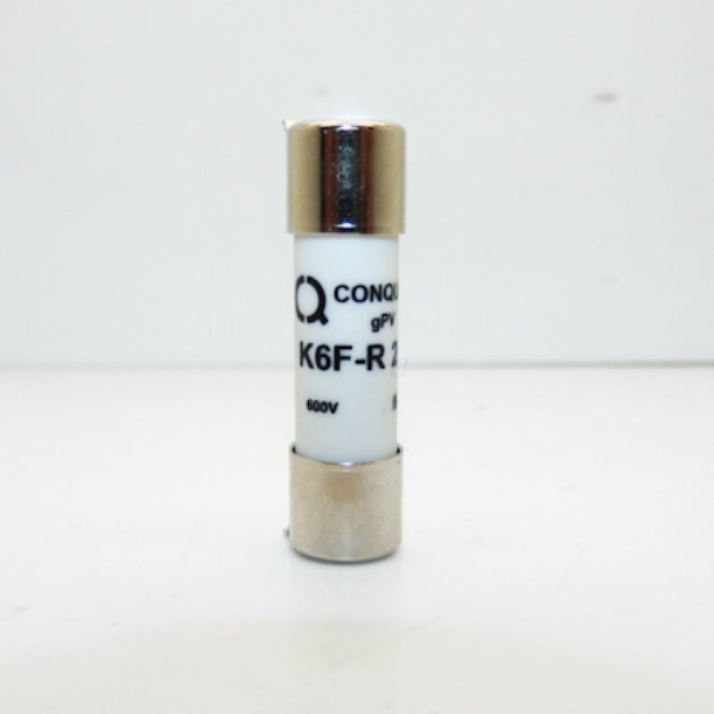 50 Pack of Conquer Electronics 10x38mm 25A gPV Ceramic Cartridge Fuses K6F-R