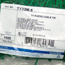 Pack of 1000 Thomas & Betts Ty-Rap Series Green Nylon Cable Tie TY23M-5