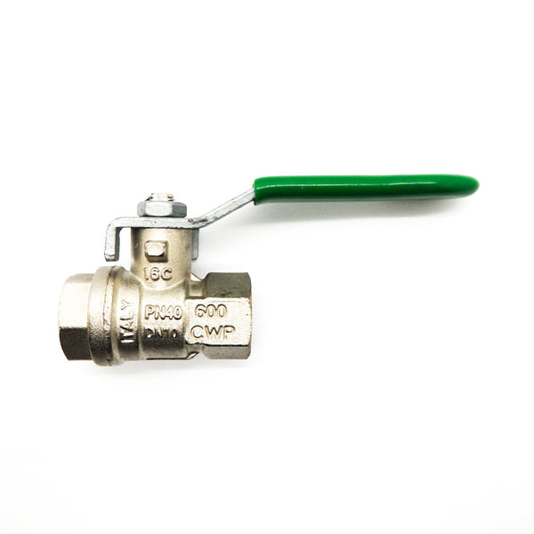 RS Pro Hot Forged Full Bore 40bar 2-Way DN10 3/8" Brass Ball Valve 141-7706