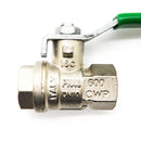 RS Pro Hot Forged Full Bore 40bar 2-Way DN10 3/8" Brass Ball Valve 141-7706